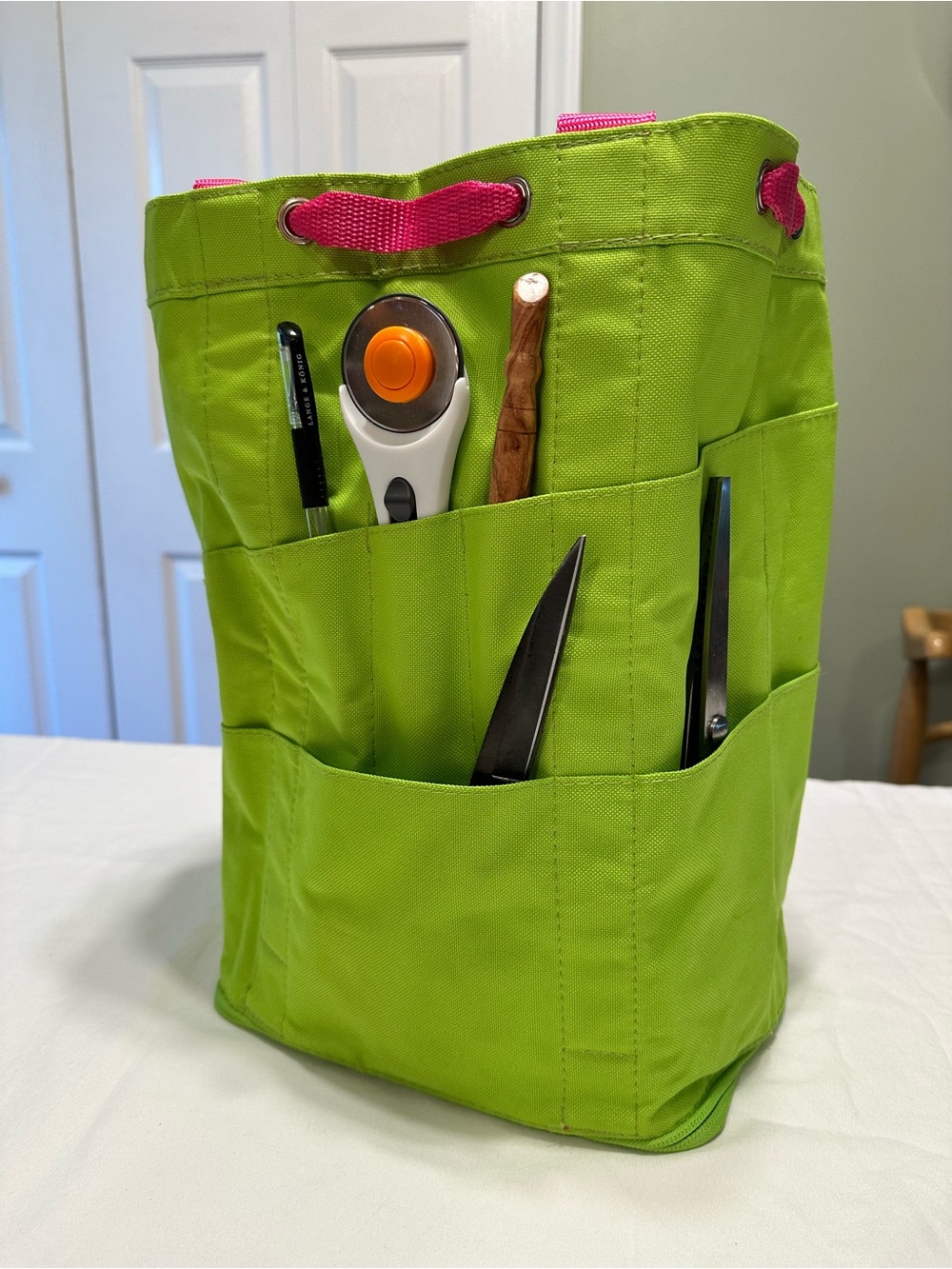 Nantucket Diddy Bag- knitting, sewing, crafting, tools - Picture 5 of 7
